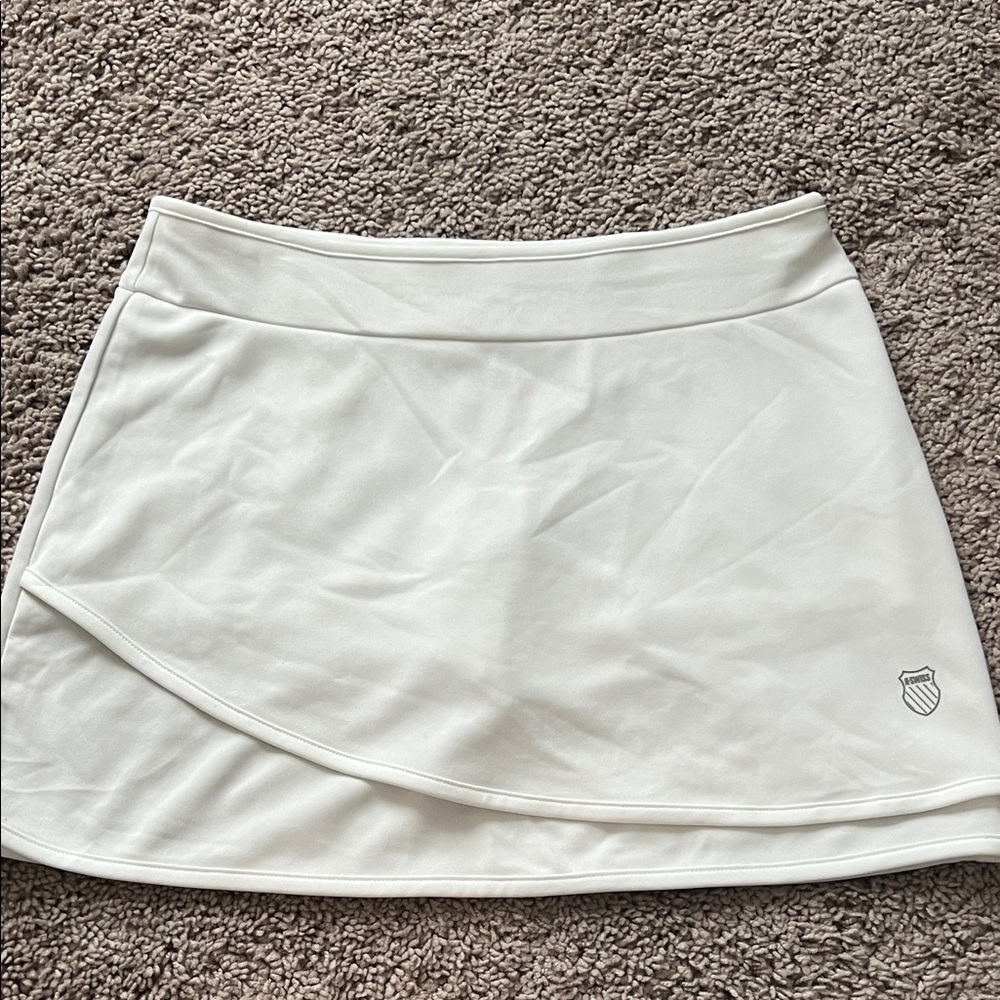 K-Swiss White Mini Skirt
